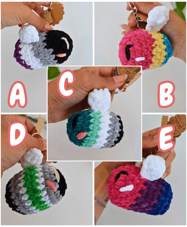 Bee pride | Charm de sacs en crochet