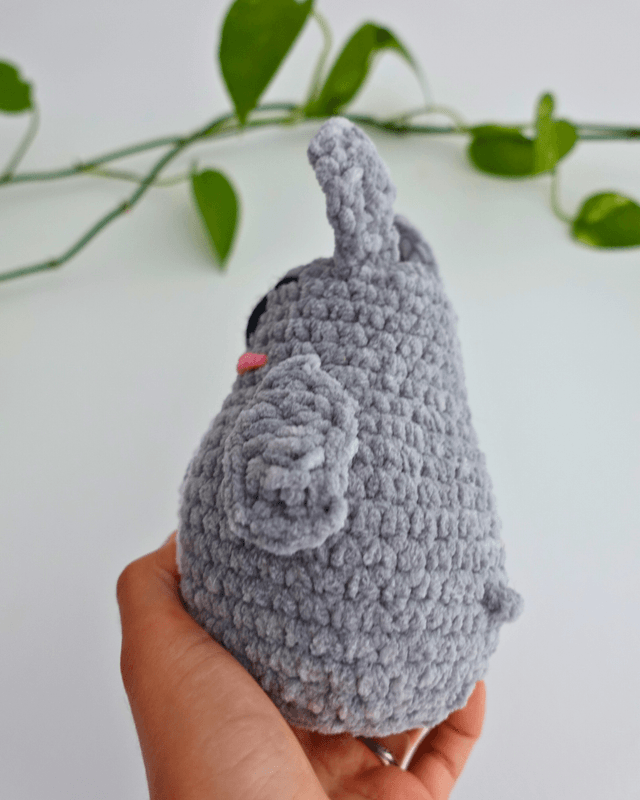 Totoro moyen| Créature décorative en crochet