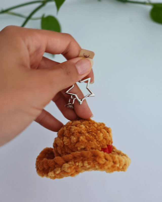 Charm Luffy | Bijou de sac ou porte-clés en crochet 
