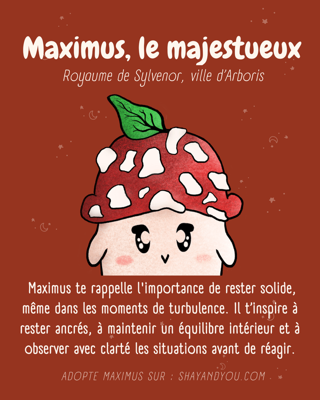 Maximus, le majestueux | Créature d'atelier champignon en crochet pour t'émerveiller