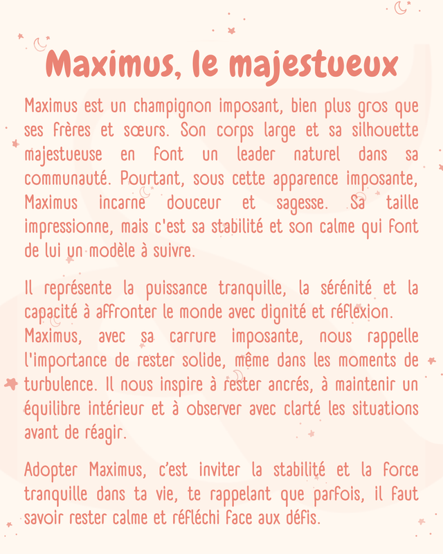 Maximus, le majestueux | Créature d'atelier champignon en crochet pour t'émerveiller