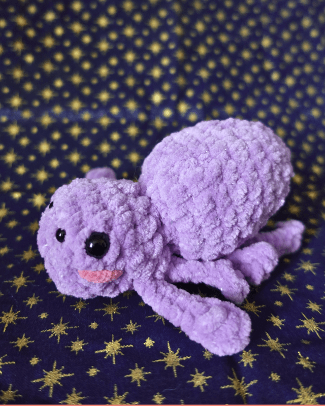 Créature araignée violet pailleté | Spooky collection : éditions limitées