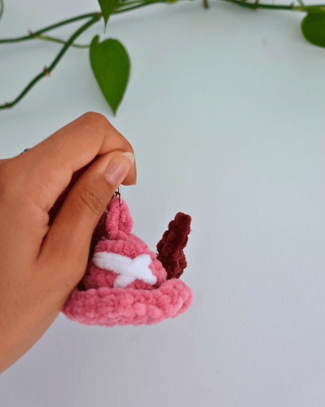 Charm Chopper | Bijou de sac ou porte-clés en crochet 