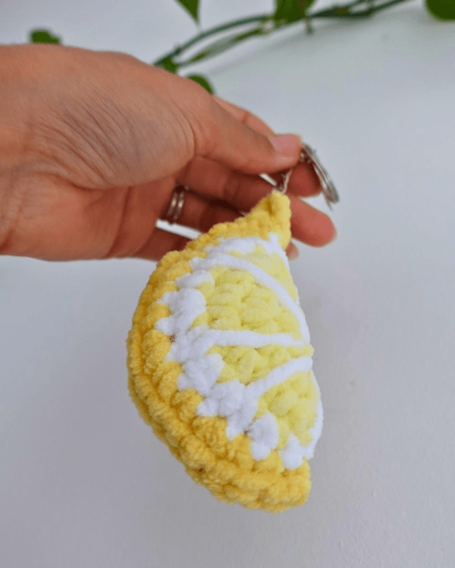 Cuties fruities| Charm de sacs agrumes en crochet