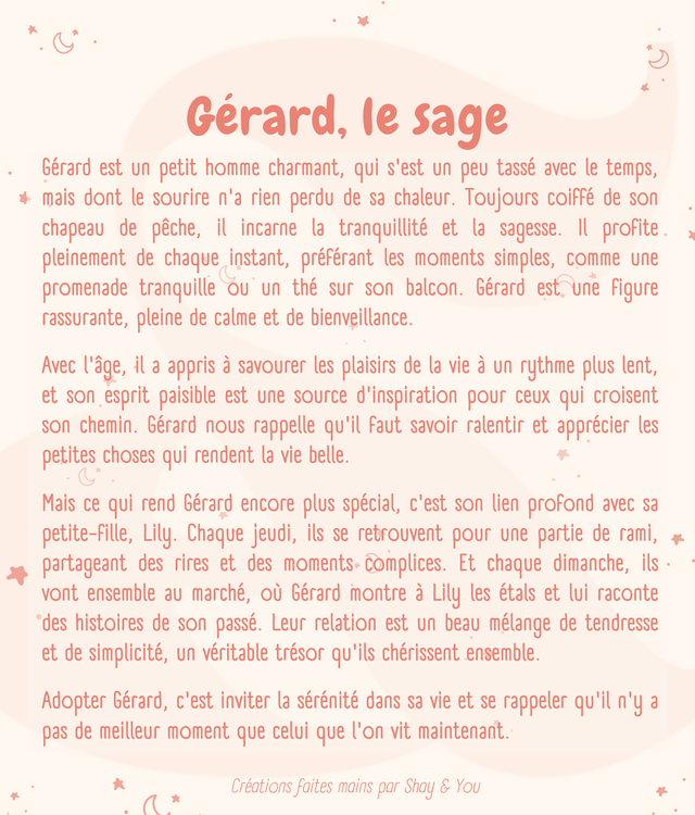 Gérard, le sage | Créature d'atelier grenouille en crochet pleines d'intentions