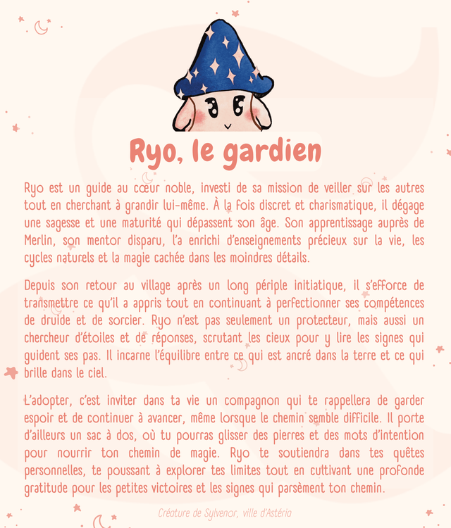 Ryo, le gardien | Créature d'atelier : un champimage en crochet plein d'intentions et fait main