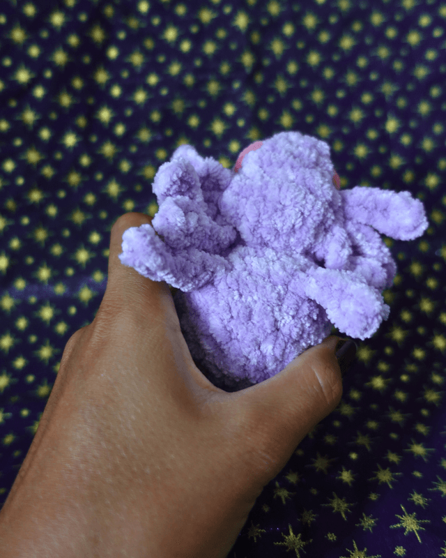 Créature ou charm araignée violet pastel | Spooky collection : éditions limitées