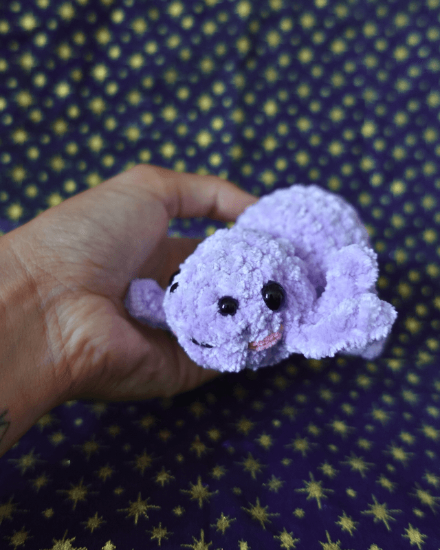 Créature ou charm araignée violet pastel | Spooky collection : éditions limitées