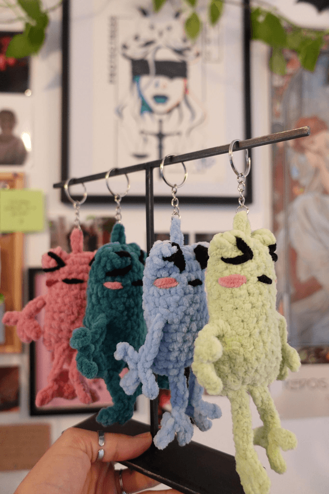  Froggy charm rose clair - La grenouille romantique et bohème