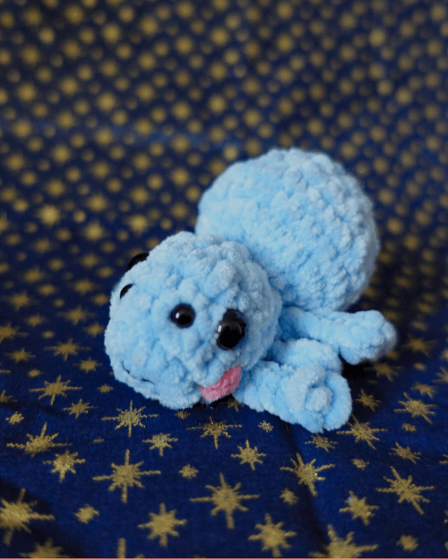 Créature ou charm araignée bleu ciel | Spooky collection : éditions limitées