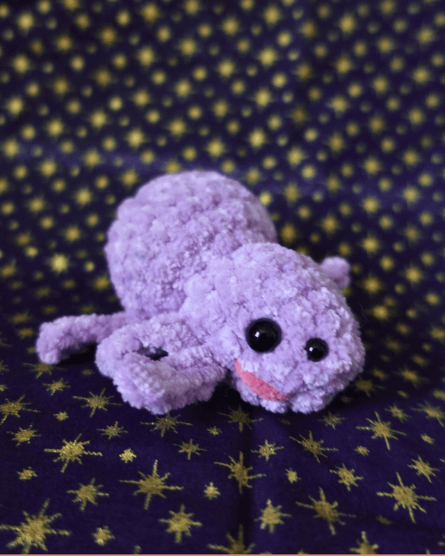 Créature ou charm araignée violet pastel | Spooky collection : éditions limitées